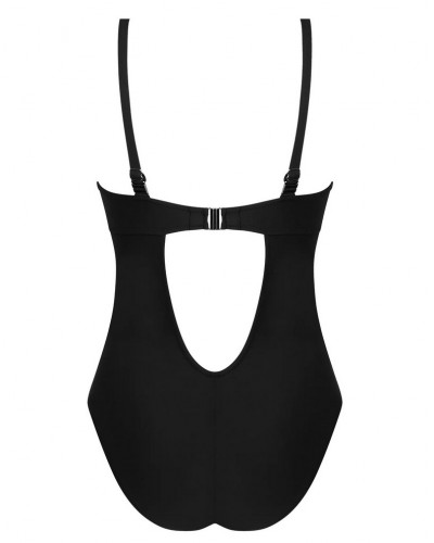 Maillot de bain une pièce coque triangle Antigel La Chiquissima (Noir)