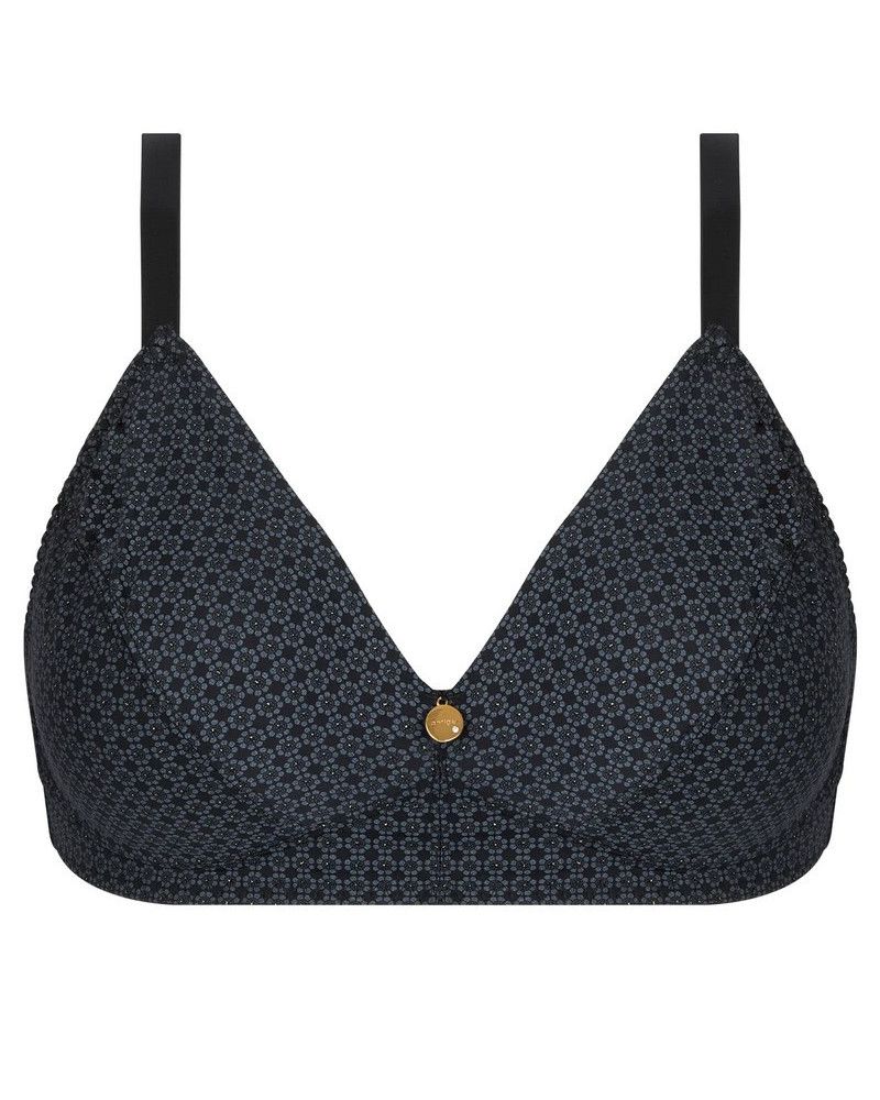 Wellness wireless bra Antigel Daily Paillette (Noir Paillette)