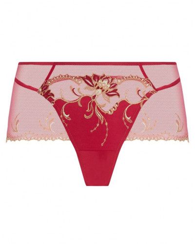 Shorty en soie Lise charmel Eblouissante Icone (Or rubis)