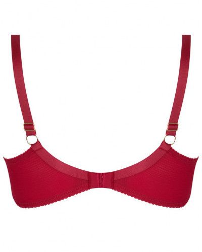 Soutien-gorge armatures bien être en soie Lise Charmel Eblouissante Icone (Or rubis)