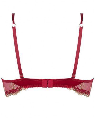 Lise Charmel Eblouissante Icone silk demi-cup bra (Or rubis)