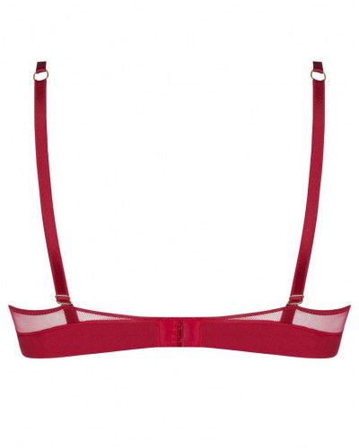 Soutien-gorge triangle sans armature en soie Lise Charmel Éblouissante Icone (Or rubis)