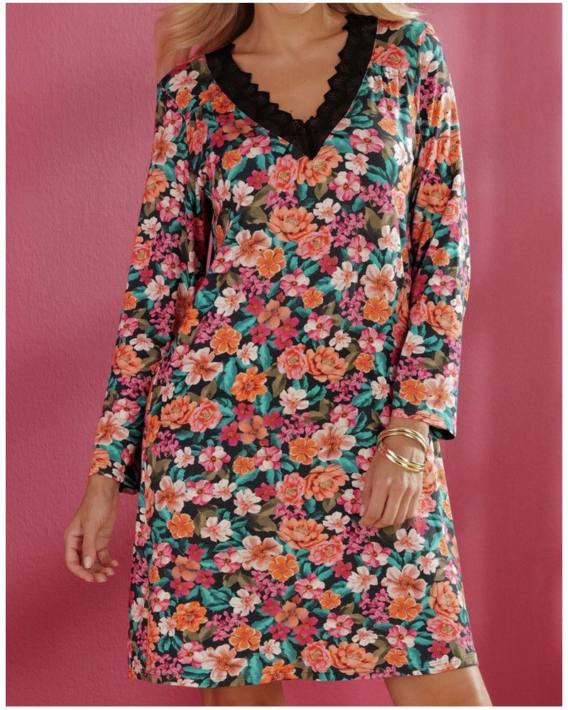 Camisón media larga Antigel Parfum de Kerala (Bain de Fleurs)