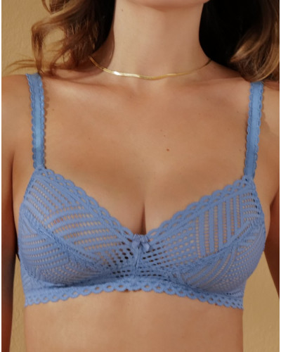 Sujetador sin aros Antigel Tressage Graphic (Tressage Denim)