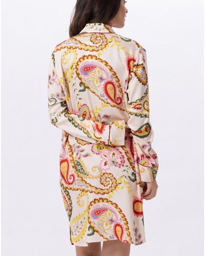 Camisone chaîne et trame Le Chat Allegra (Multicolor)