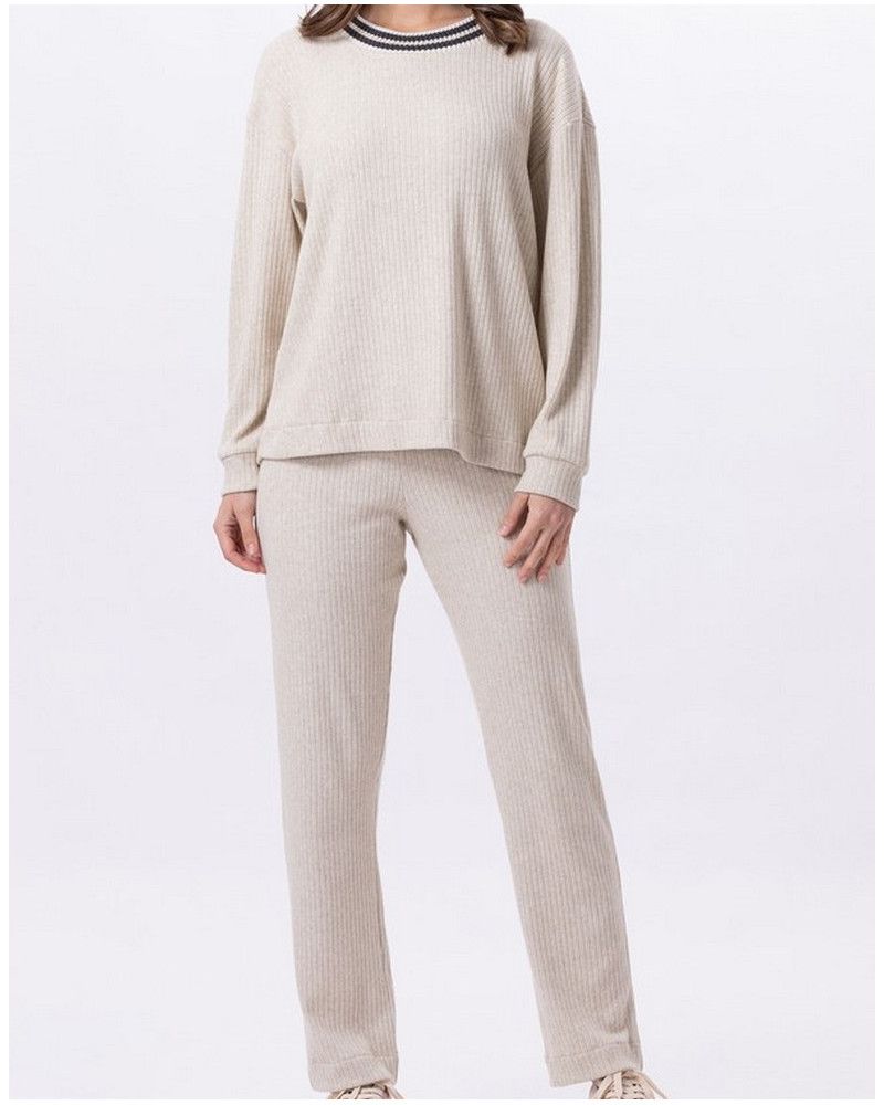 Pantalon Pyjama Femme Le Chat Jogging Maille Tricot Le Chat Esmée