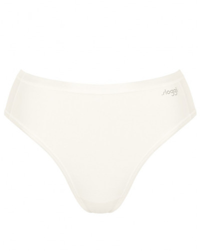 Lot de 3 slips tai (coton bio) Sloggi Go Daily Cotton (Silk White)