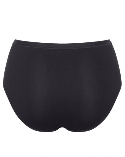 Paquete de 3 braga midi (algodòn bio) Sloggi GO Daily Cotton (Negro)