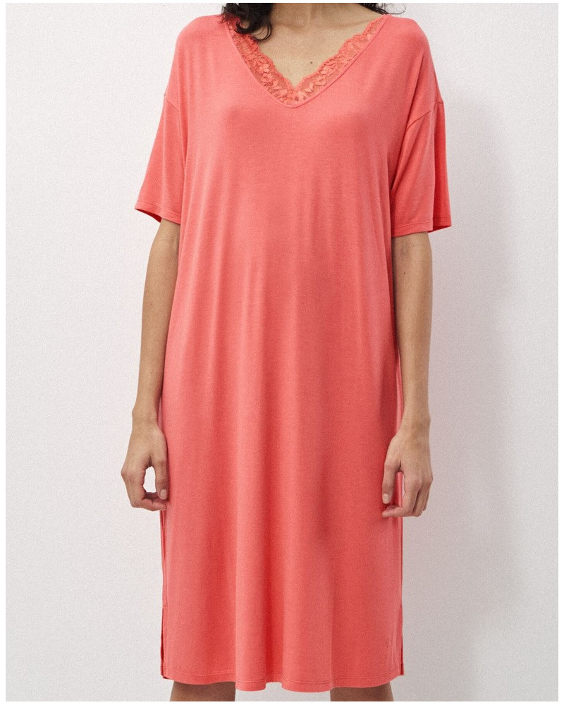 Camisón de manga corta Night Triumph (Deep Blush)