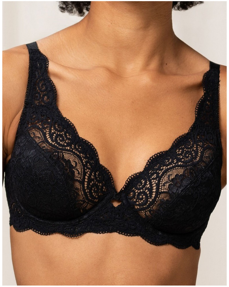 Sujatdor con aros Triumph Amourette (Negro)