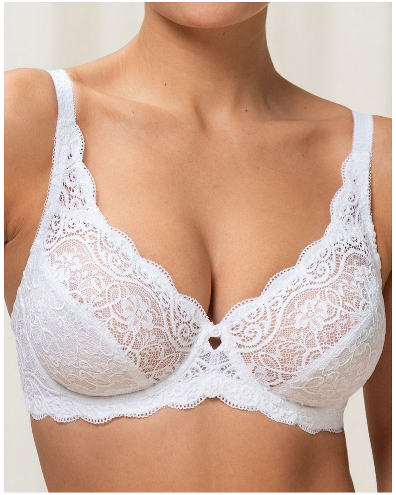 Sujatdor con aros Triumph Amourette (Blanco)