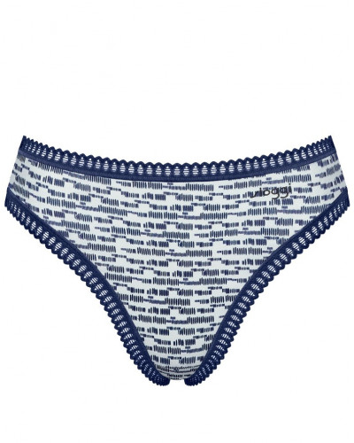 High-cut briefs cotton Sloggi GO Crush (Set of 3) (Marine/Bleu Gris/Imprimé Marine)
