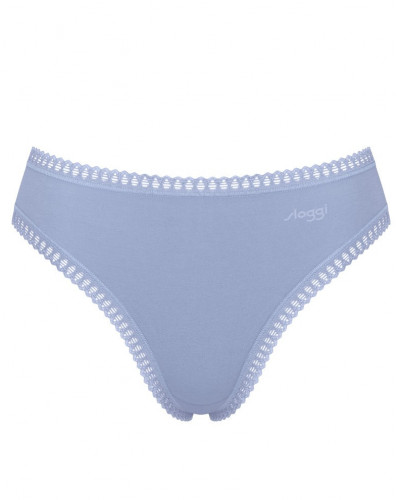 High-cut briefs cotton Sloggi GO Crush (Set of 3) (Marine/Bleu Gris/Imprimé Marine)