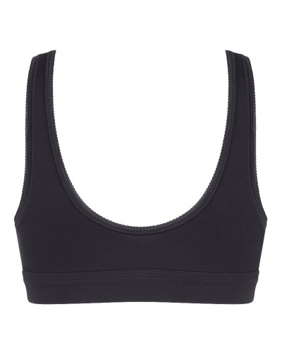 Top bra (cotton bio) Sloggi Double Confort (Black)