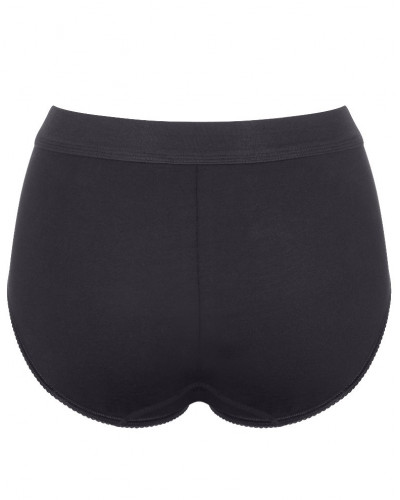 Pack of 2 maxi brief (cotton bio) Sloggi Double Confort (Black)