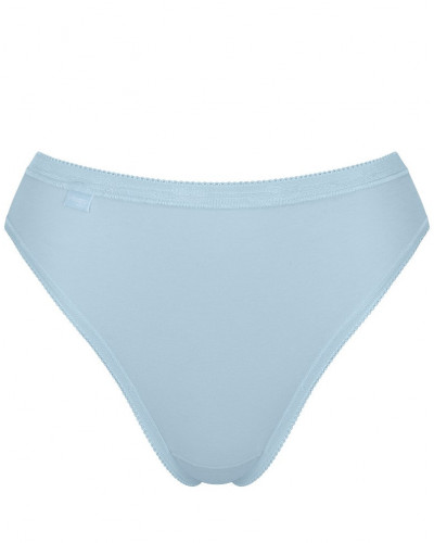 Lot de 3 slips tai Sloggi Basic + (Blanc/ciel/marine)