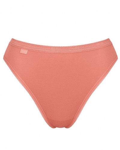 Pack of 3 tai briefs Sloggi Basic + (Brique/corail/blanc)