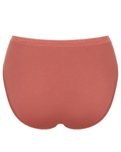 Pack of 3 tai briefs Sloggi Basic + (Brique/corail/blanc)