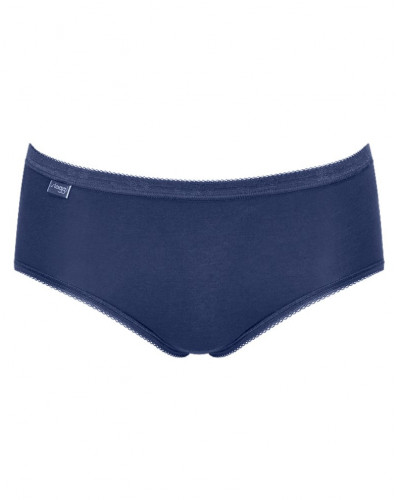 Slips Basic + midi (lot de 4) Sloggi (Marine/ciel/blanc/rose)