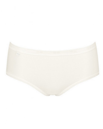 Basic + midi briefs (Pack of 4) Sloggi (Brique/corail/blanc/ciel)