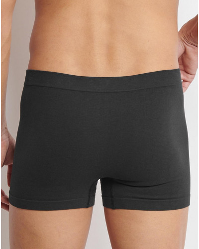 Paquete de 2 Hipster largo Sloggi for Men Go Smooth (Negro)