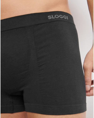 Lot de 2 Boxers longs Sloggi For Men Go Smooth (Noir)