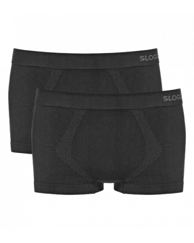 Boxer Sloggi Men Go Smooth (Juego de 2) (Negro)
