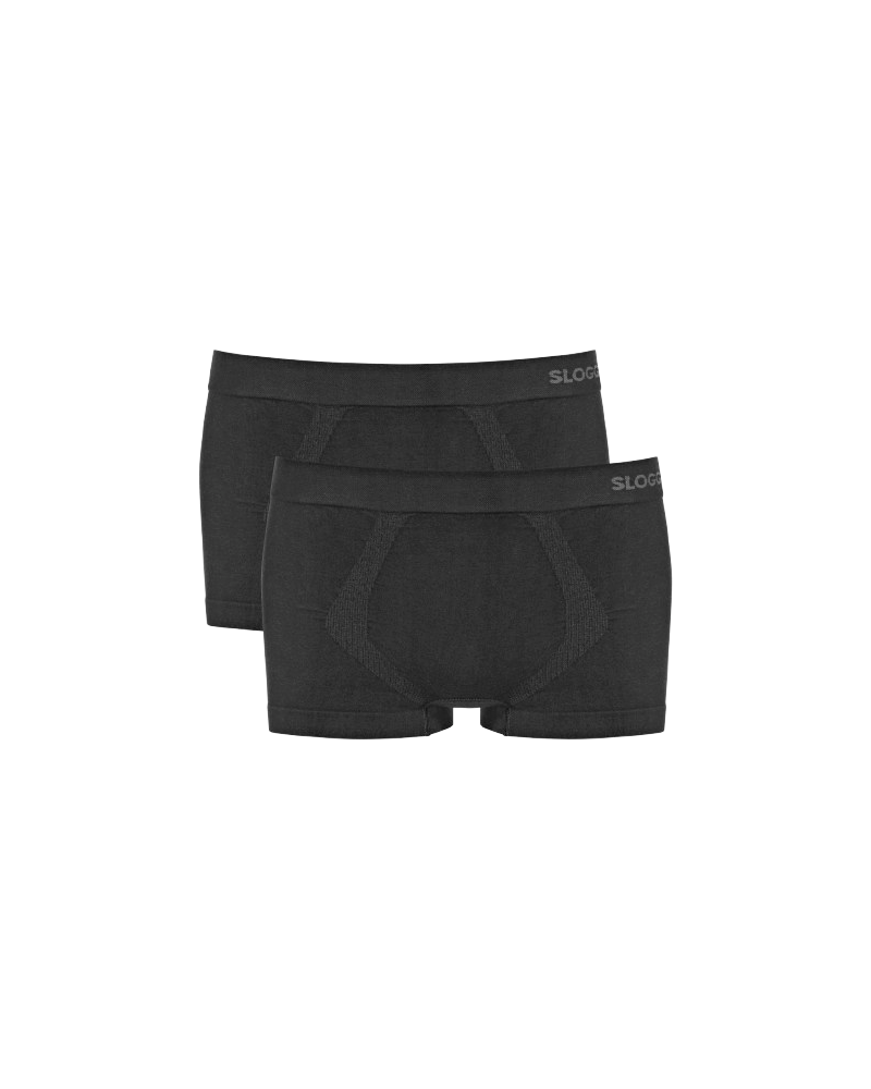 Boxer Sloggi Men Go Smooth (Juego de 2) (Negro)
