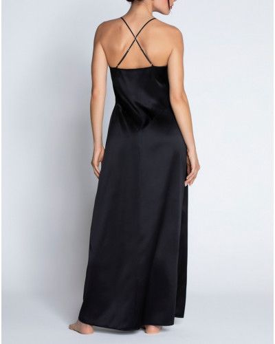 Lise Charmel Eblouissante Icone long silk babydoll (Or nuit)