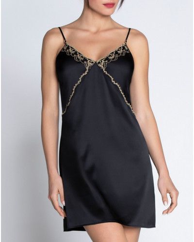 Camisón de seda Lise Charmel Éblouissante Icone (Or nuit)