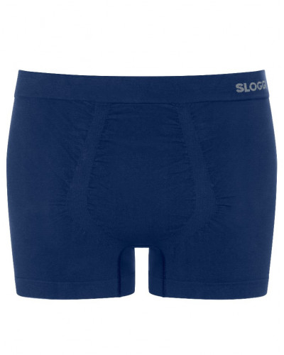 Lot de 2 Boxers longs Sloggi For Men Go Smooth (Marine/gris)