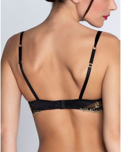 Sujetador con aros de seda Lise Charmel Éblouissante Icone (Or Nuit)