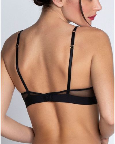 Soutien-gorge triangle sans armature en soie Lise Charmel Éblouissante Icone (Or Nuit)