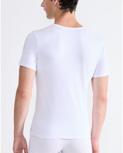 Crew Neck T-Shirt Sloggi for Men GO ABC  (Set of 2) (White)