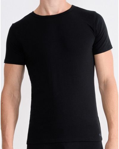 Camiseta con cuello redondo Sloggi for Men GO ABC (Juego de 2) (Negro)
