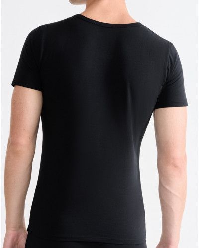 Camiseta con cuello redondo Sloggi for Men GO ABC (Juego de 2) (Negro)