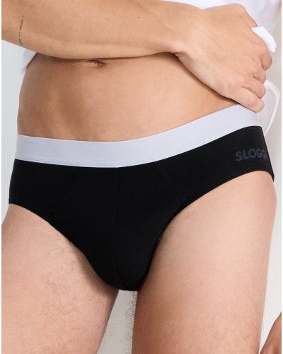 Brief Sloggi Men GO ABC (Set of 2) (Black)