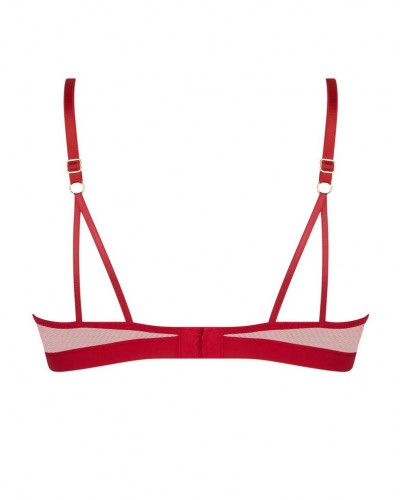Underwired triangle bra Lise Charmel Adorable en Sexy (Rouge Effusion)
