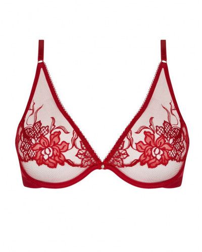 Soutien-gorge triangle armatures Lise Charmel Adorable en Sexy (Rouge Effusion)