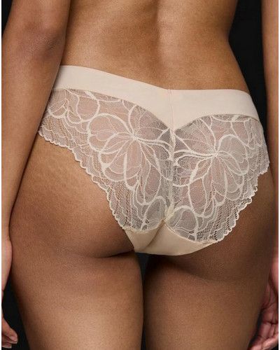 Bragas de cintura alta Triumph Body Make-Up Illusion Lace (Nude Beige)