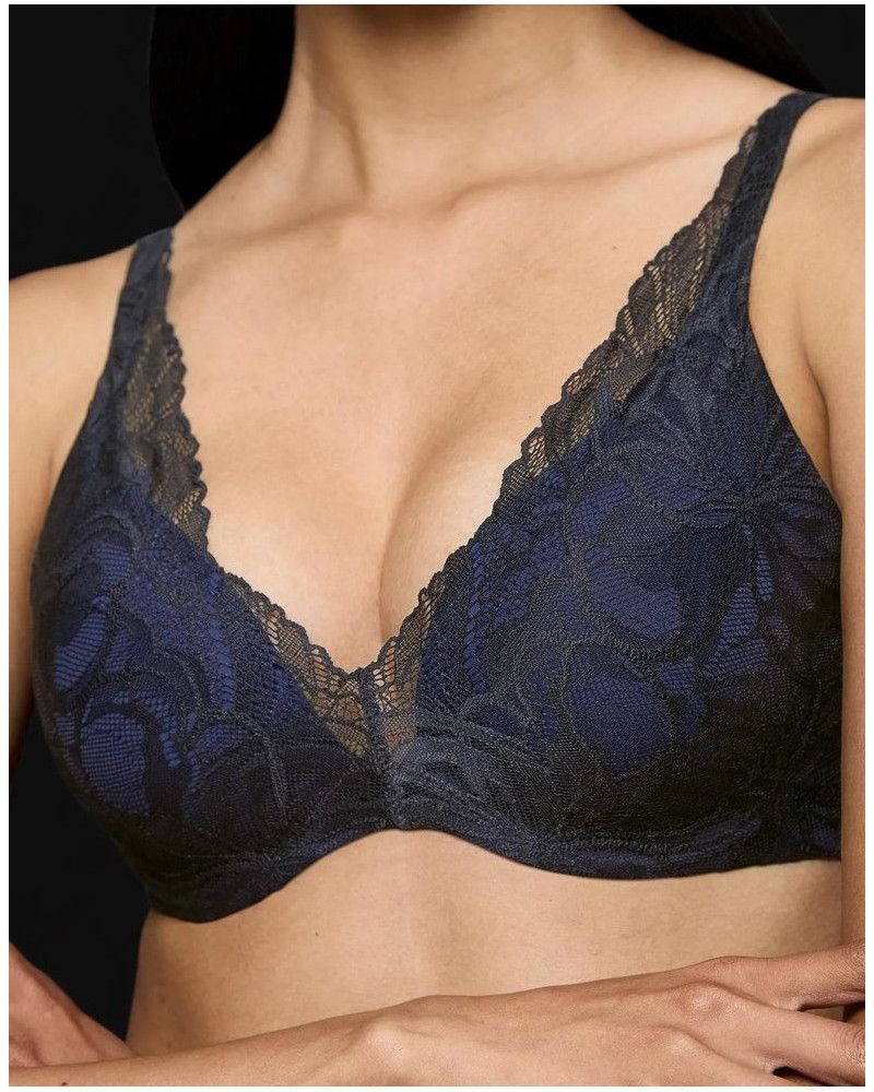 Sujetador push-up con aros Triumph Body Make-Up Illusion Lace (Negro)