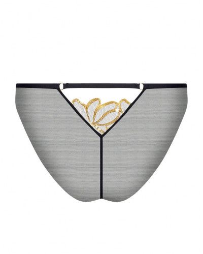 Slip séduction Lise Charmel Eclats d'Or (Noir Or)