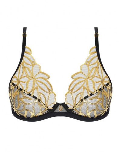 Sujetador glamour Lise Charmel Eclats d'Or (Noir Or)