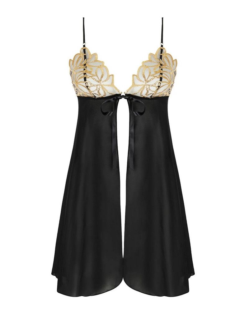 Soutien-gorge Lise Charmel Sheherazad 90B - Dentelle Noire Plongeante - Neuf Avec étiquettes