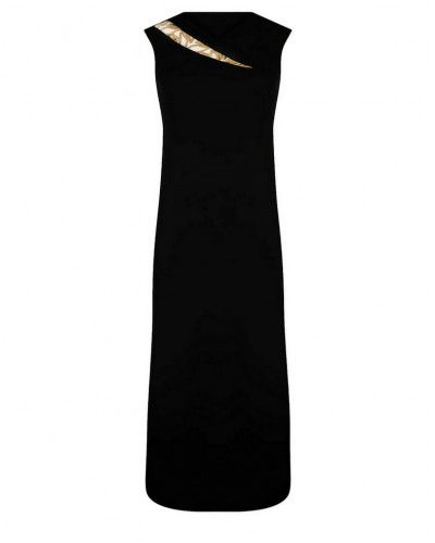 Long dress Lise Charmel Eclats d'Or (Noir Or)