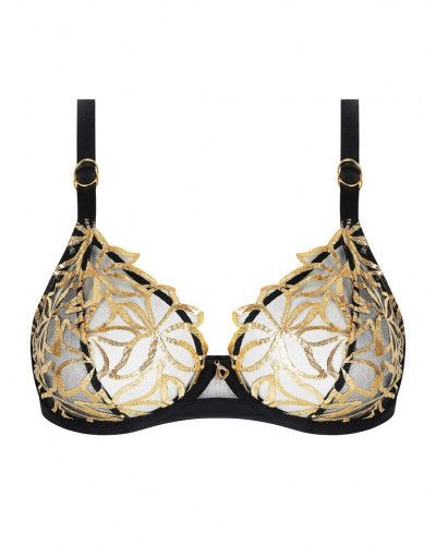 Soutien-gorge triangle Lise Charmel Eclats d'Or (Noir Or)