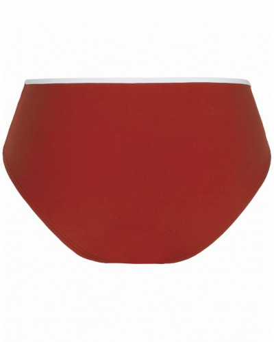 Slip de bain taille haute Empreinte Attitude (Tomette)