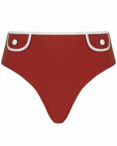 High-waisted swim brief Empreinte Attitude (Tomette)