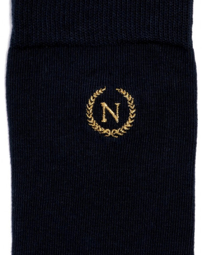 Men's cotton socks Maison Broussaud L'Empereur Napoléon (Marine)