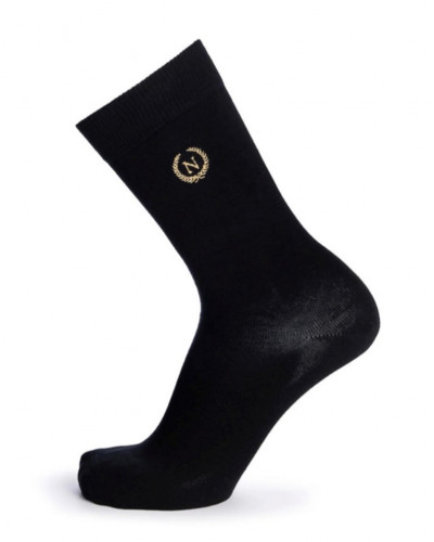 Chaussettes homme en coton Maison Broussaud L'Empereur Napoléon (Noir)